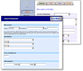 Career Networks - screens